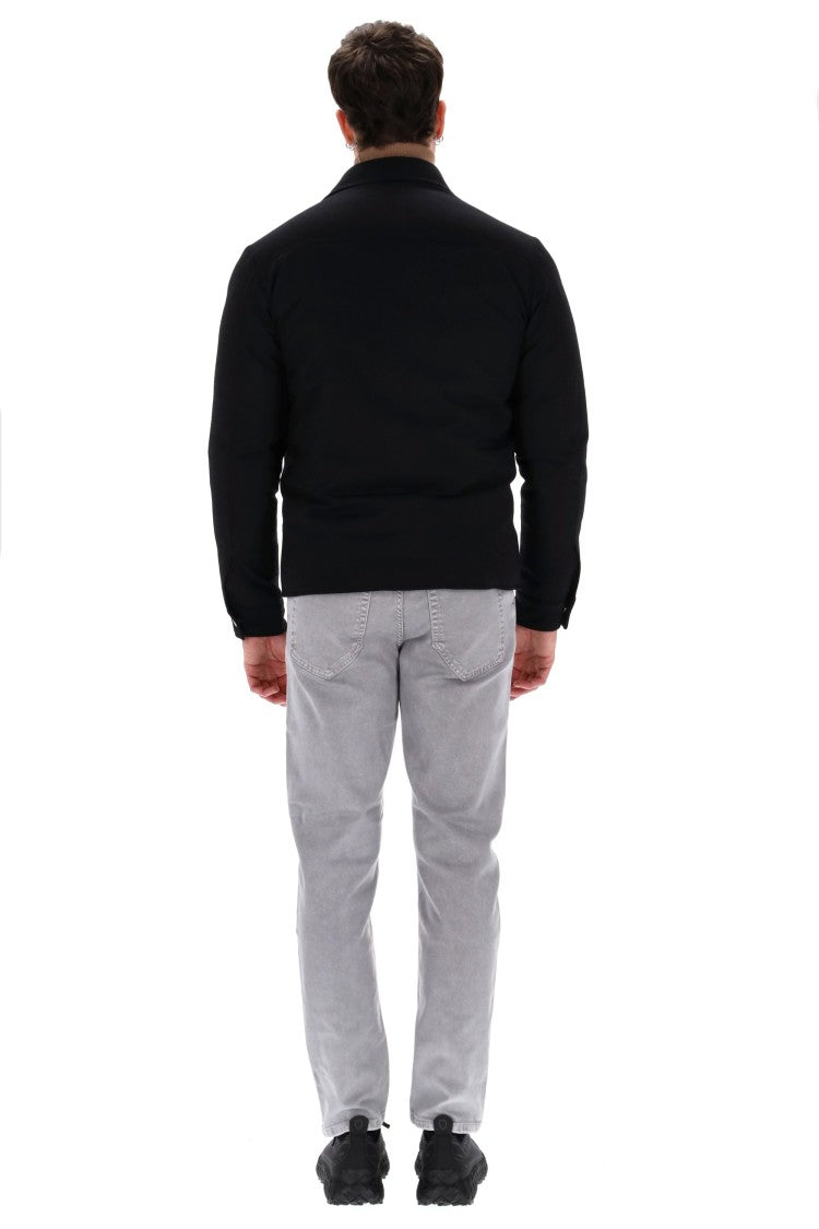Eleventy 14 Micron Wool Jacket With Press-Stud Buttons