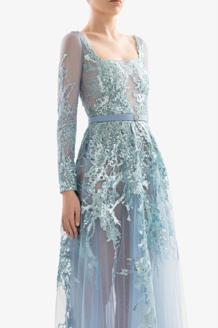 Saiid Kobeisy Embroidered Dress