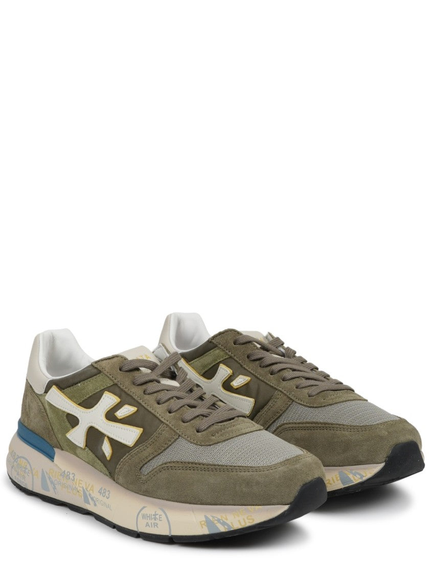 Premiata Mick Mesh Suede Overlay Polyamide Sneakers