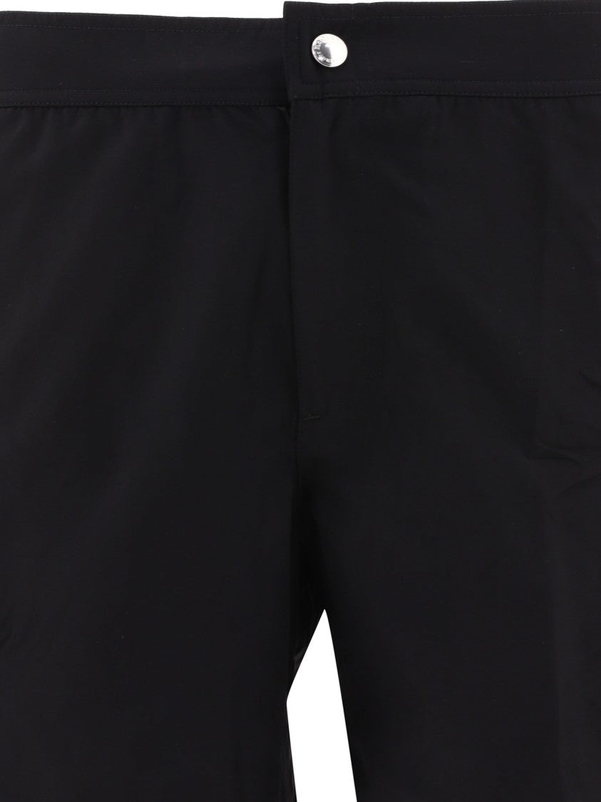Alexander Mcqueen Tailored Black Swim Shorts