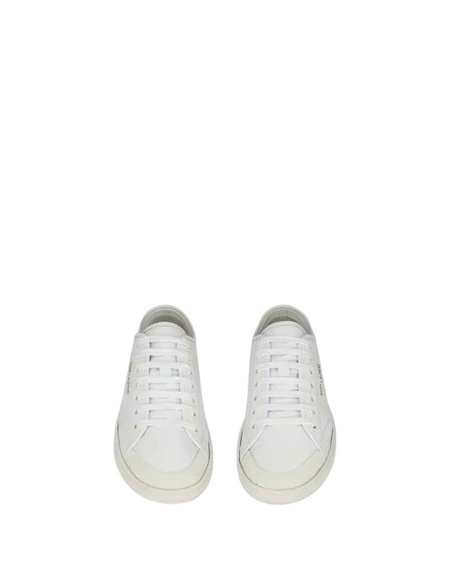 Saint Laurent Minimalist Low-Top Sneakers Crafted