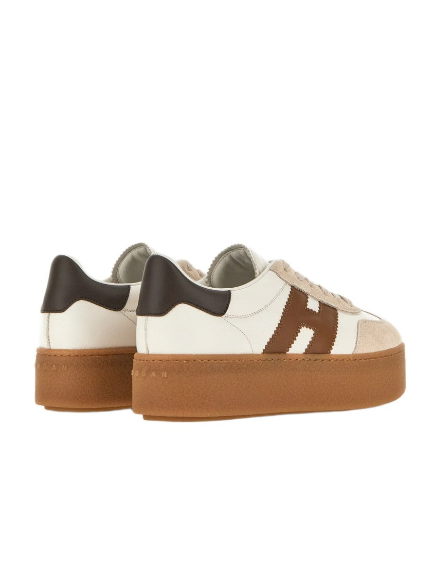 Hogan Maxi Sole Sneakers With Distinctive Upper