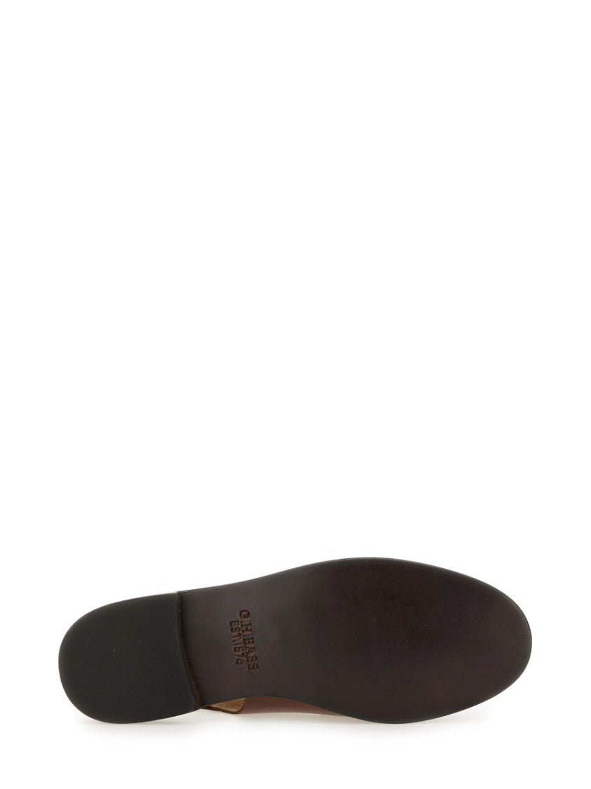 G.H. Bass Moccasin Weejun With Traditional Stitching And Low Heel