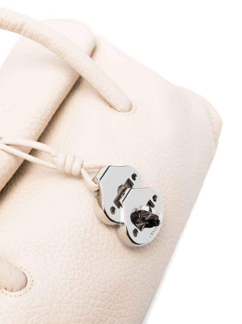 Zanellato Light Pink Studded Trim Shoulder Bag
