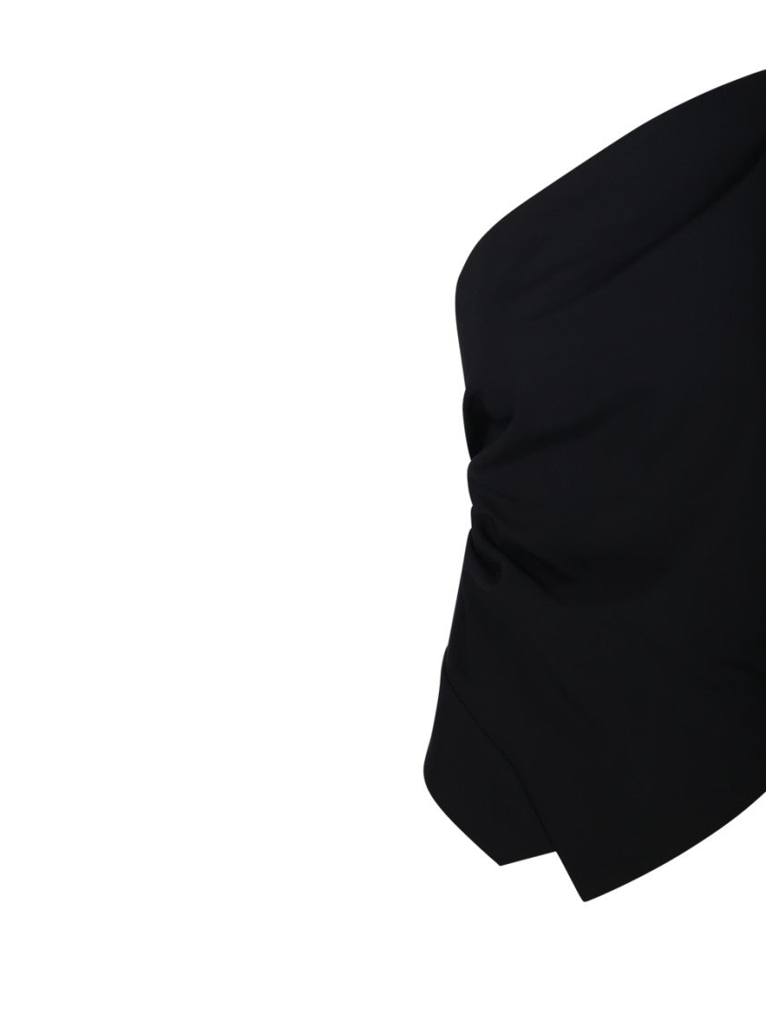 Róhe Off Shoulder Lapel Top