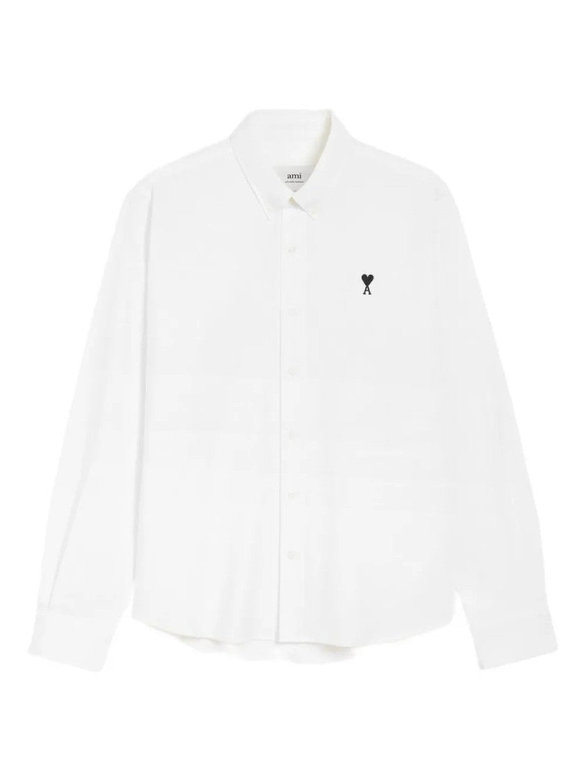 Ami White Poplin Shirt