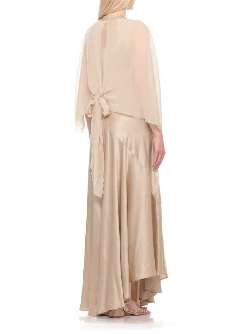 Antonelli Firenze Beige Christian Silk Scarf