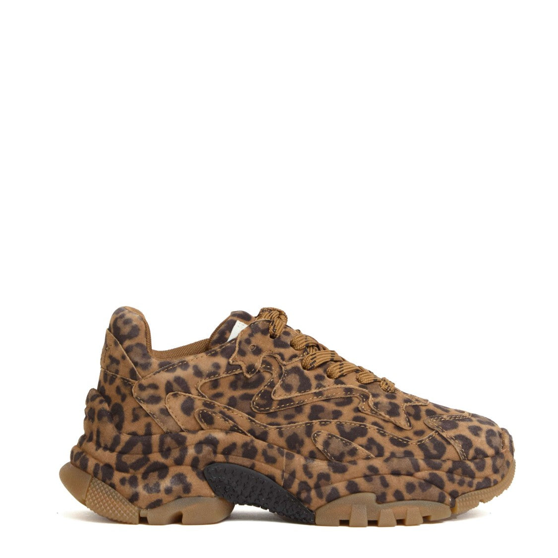 Ash Leopard Print Suede Sneakers