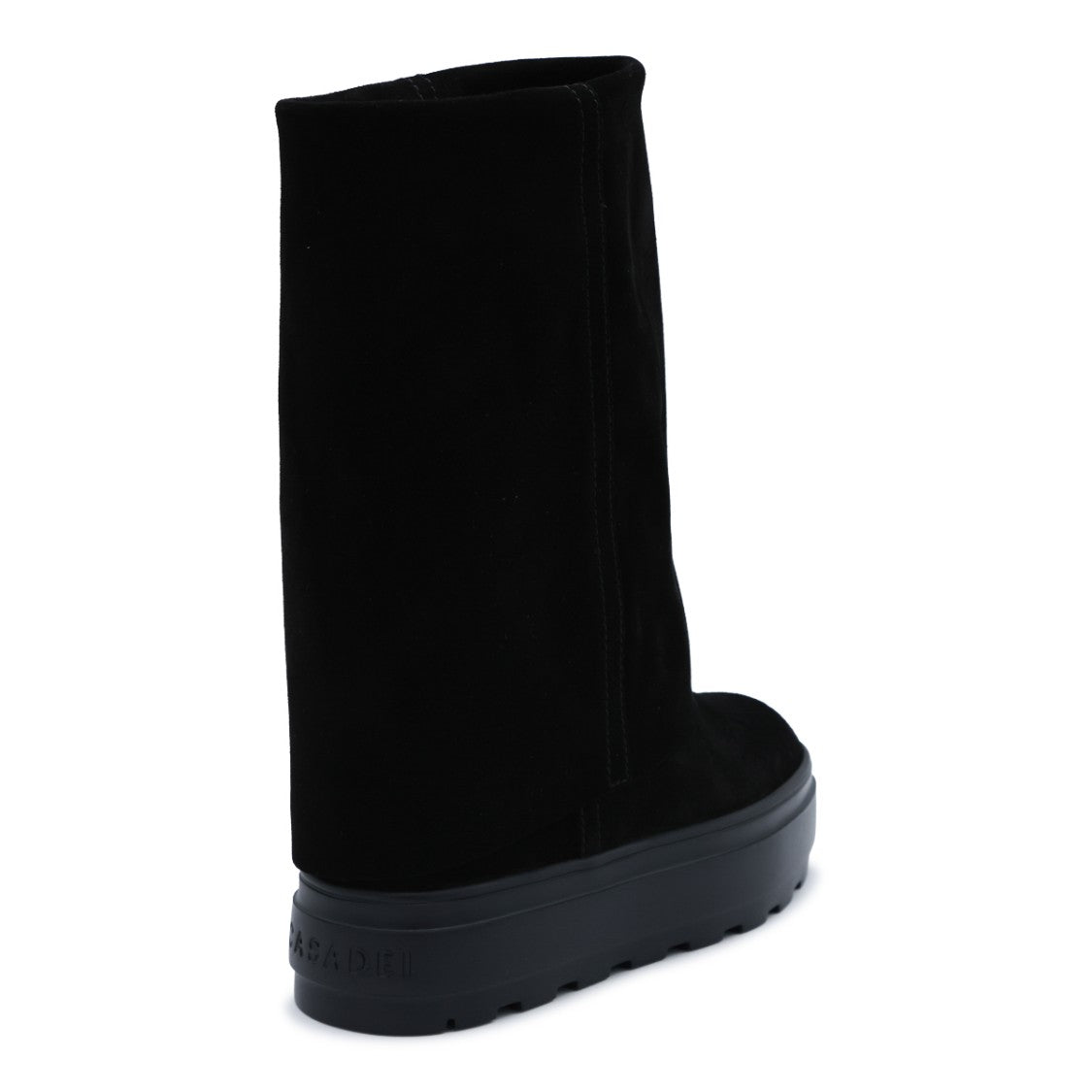 Casadei Mid-Calf Platform Boots With Seamless Design