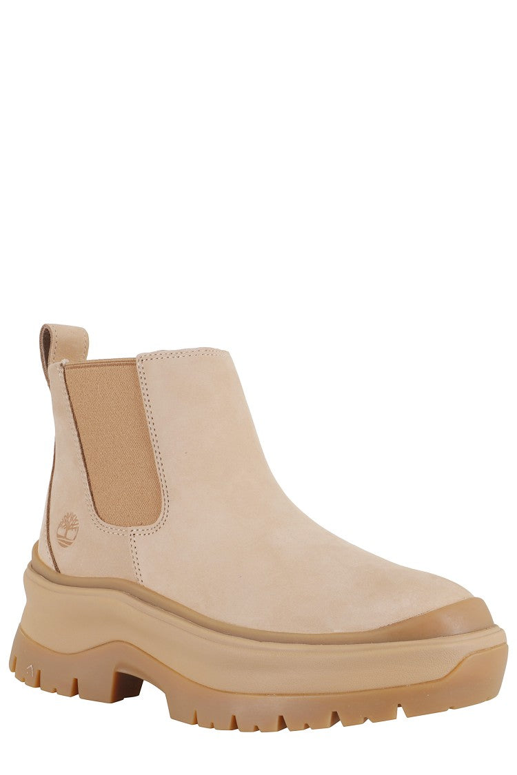 Timberland Timberland Roxie Lane Mid Chelsea Boot In Light Beige Nubuck