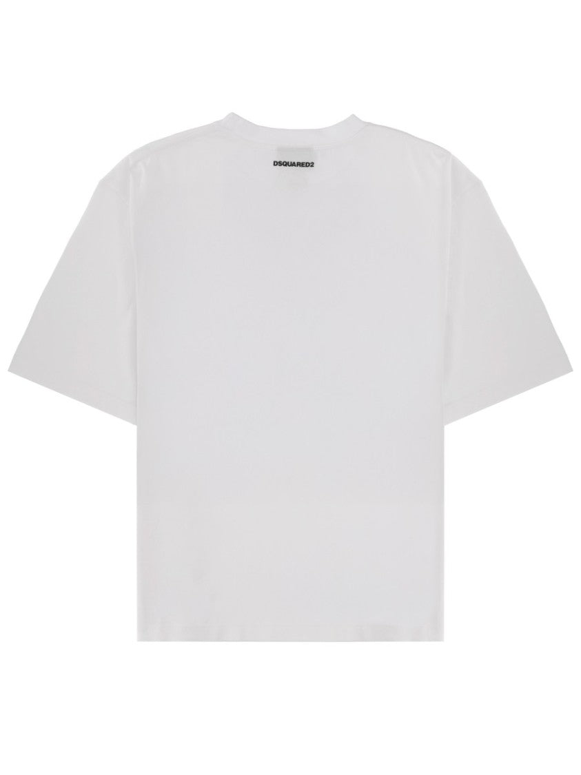 Dsquared2 Iconique Embossed Back Text T-Shirt