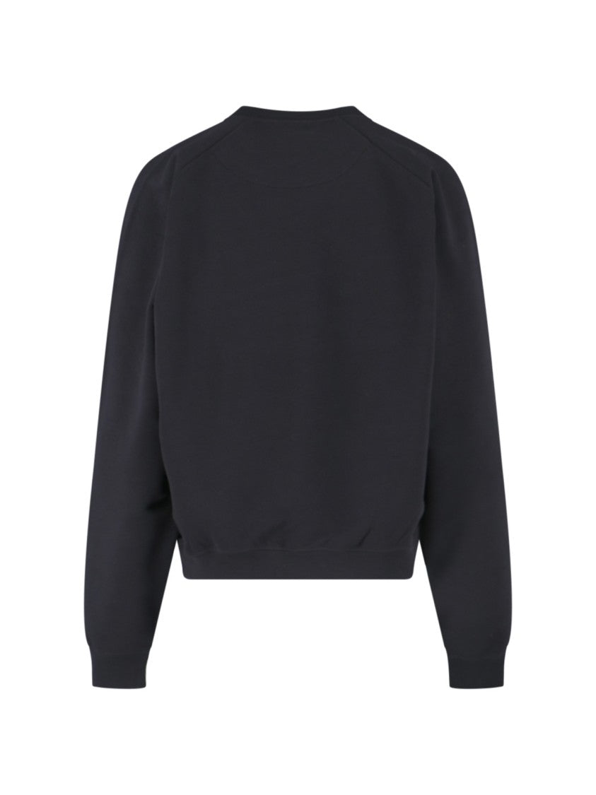 Vivienne Westwood "Orb" Crewneck Sweatshirt, In Black Cotton