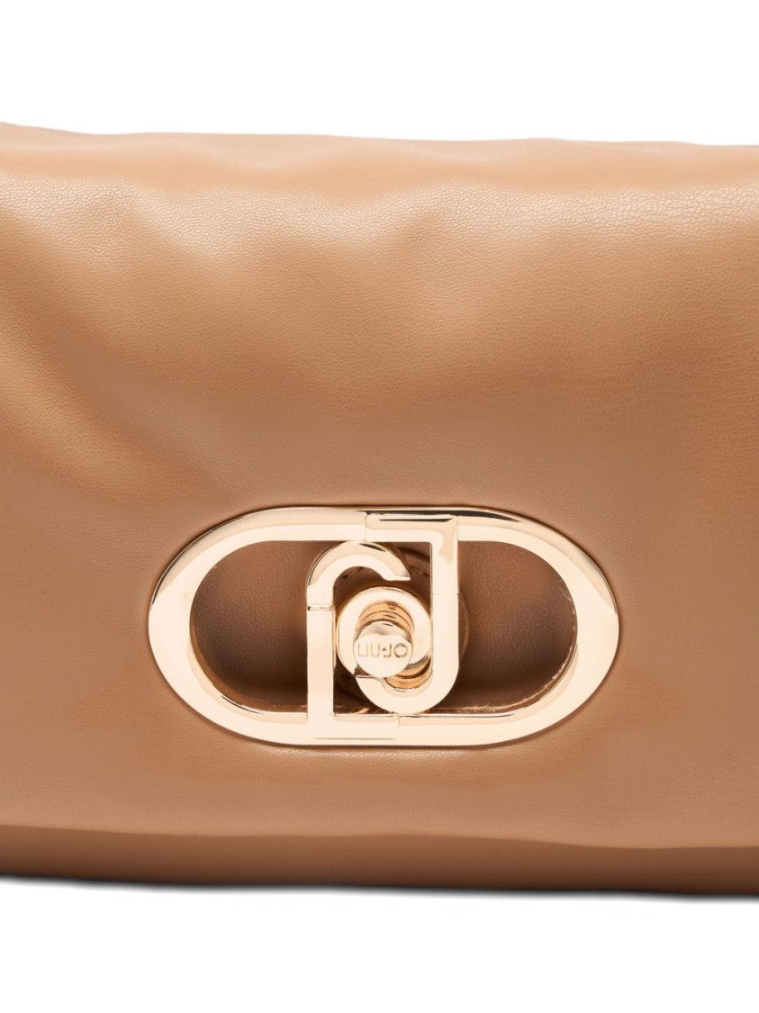 Liu Jo Light Brown Nappa Effect Utility Bag