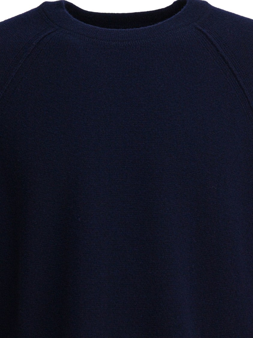 C.P. Company Crew Neck Sweater In Soft Lambswool Blend