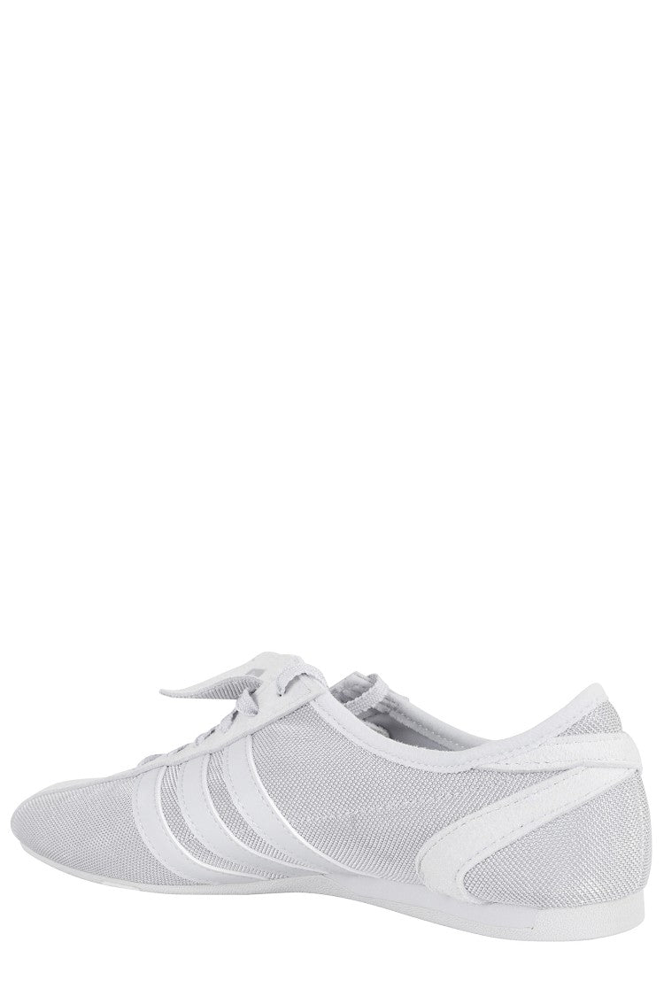 Adidas By Stella Mccartney Silver Spw Metallic Open-Mesh Suede-Inserts Polyester Sneakers