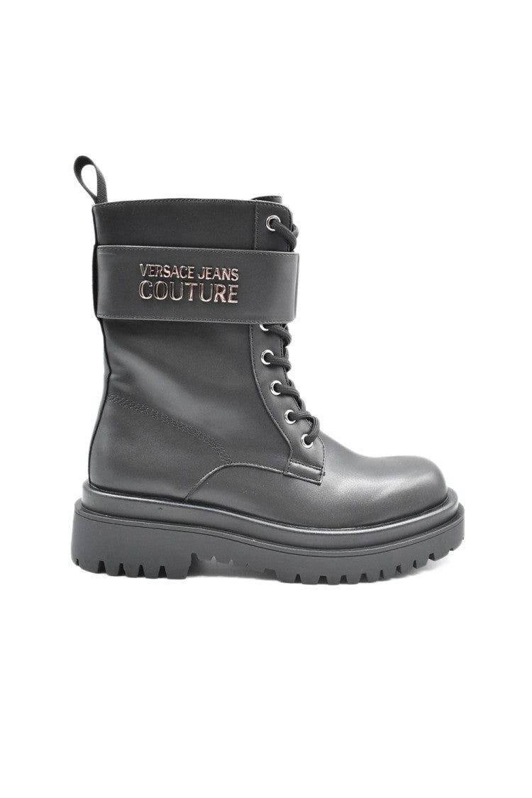 Versace Black Leather Boots
