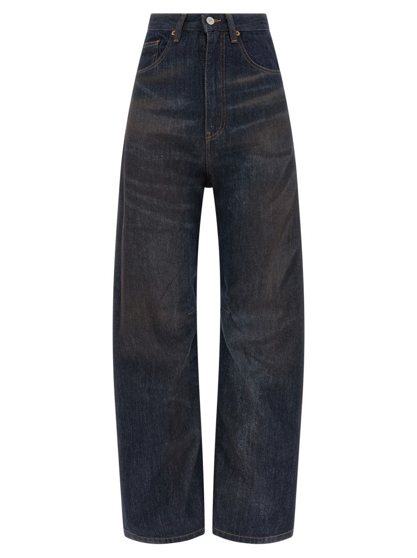 Mm6 By Maison Margiela High-Waisted 5-Pocket Jeans