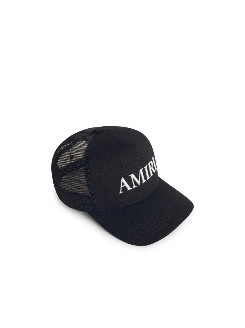 Amiri Black Cotton Cap