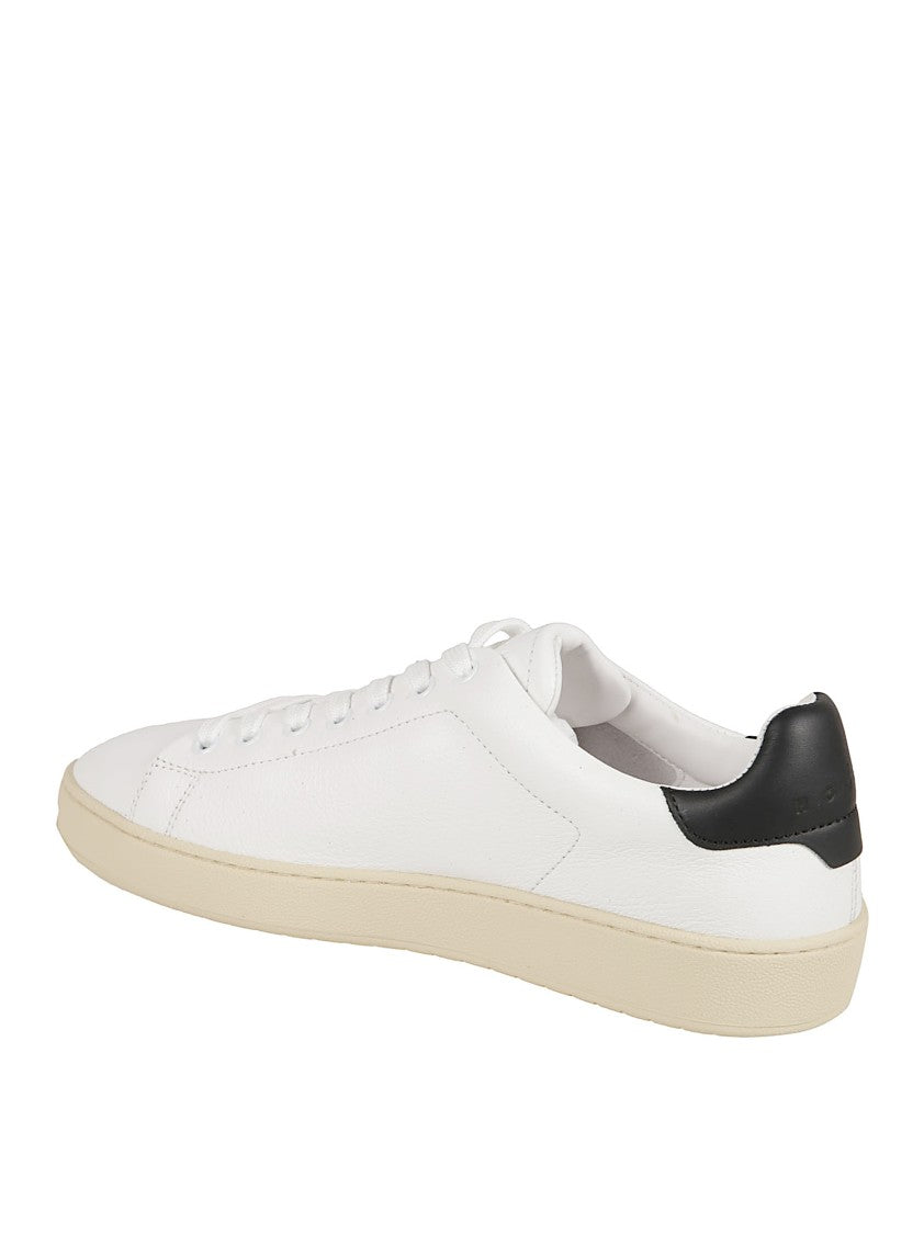 Hogan Low-Top Leather Sneakers With Perforated Detailing