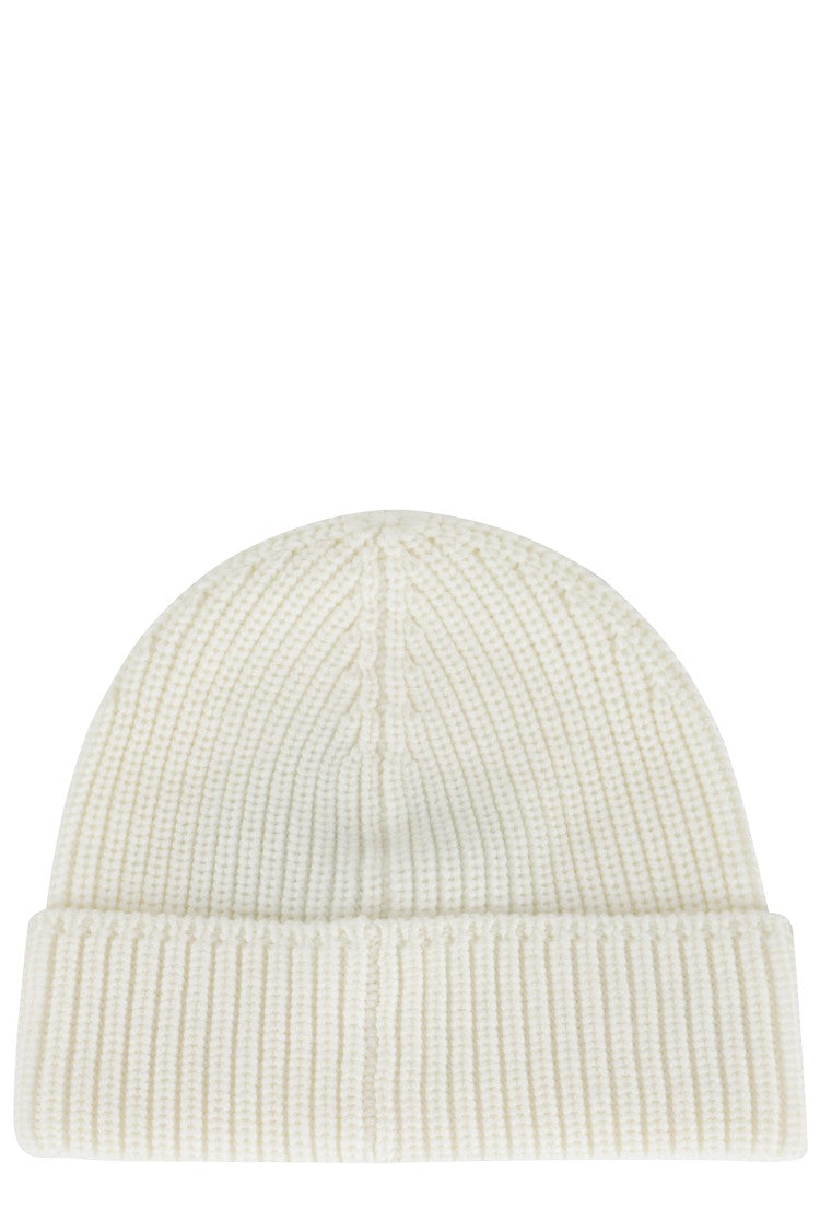 Canada Goose Ribbed Knit Toque With Cuffed Design