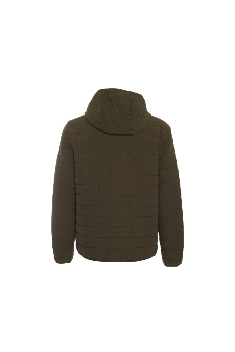 Tommy Hilfiger Green Nylon Quilted Down Jacket