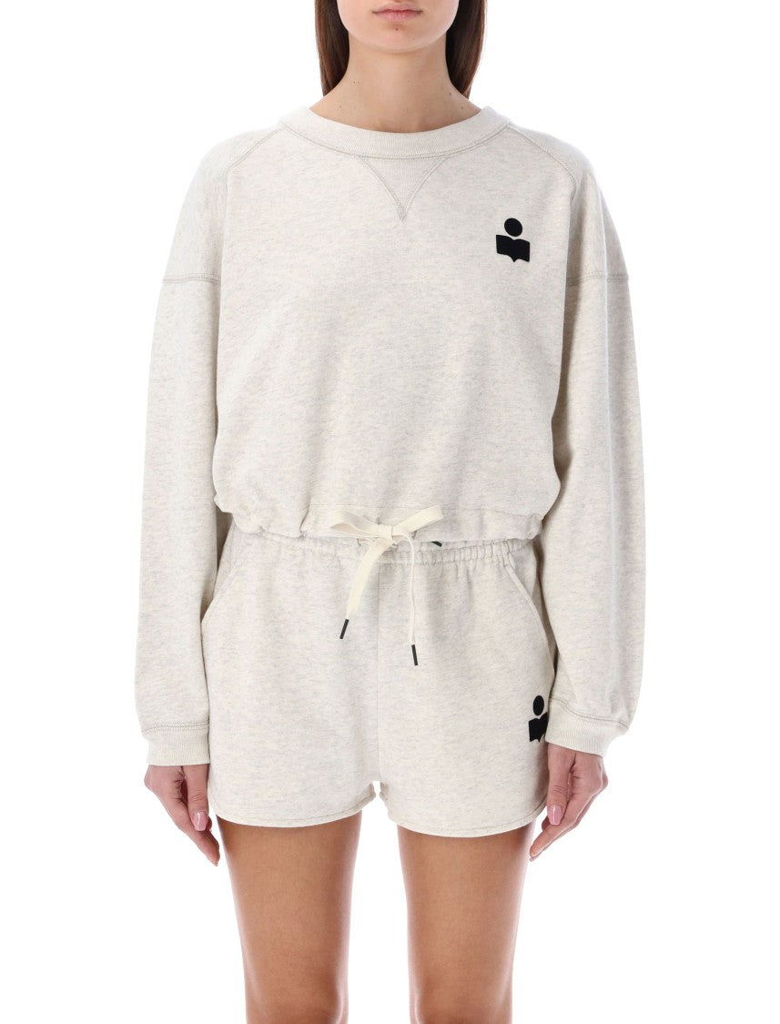 Isabel Marant Étoile Light Neutral Fleece Set With Drawstring Waist