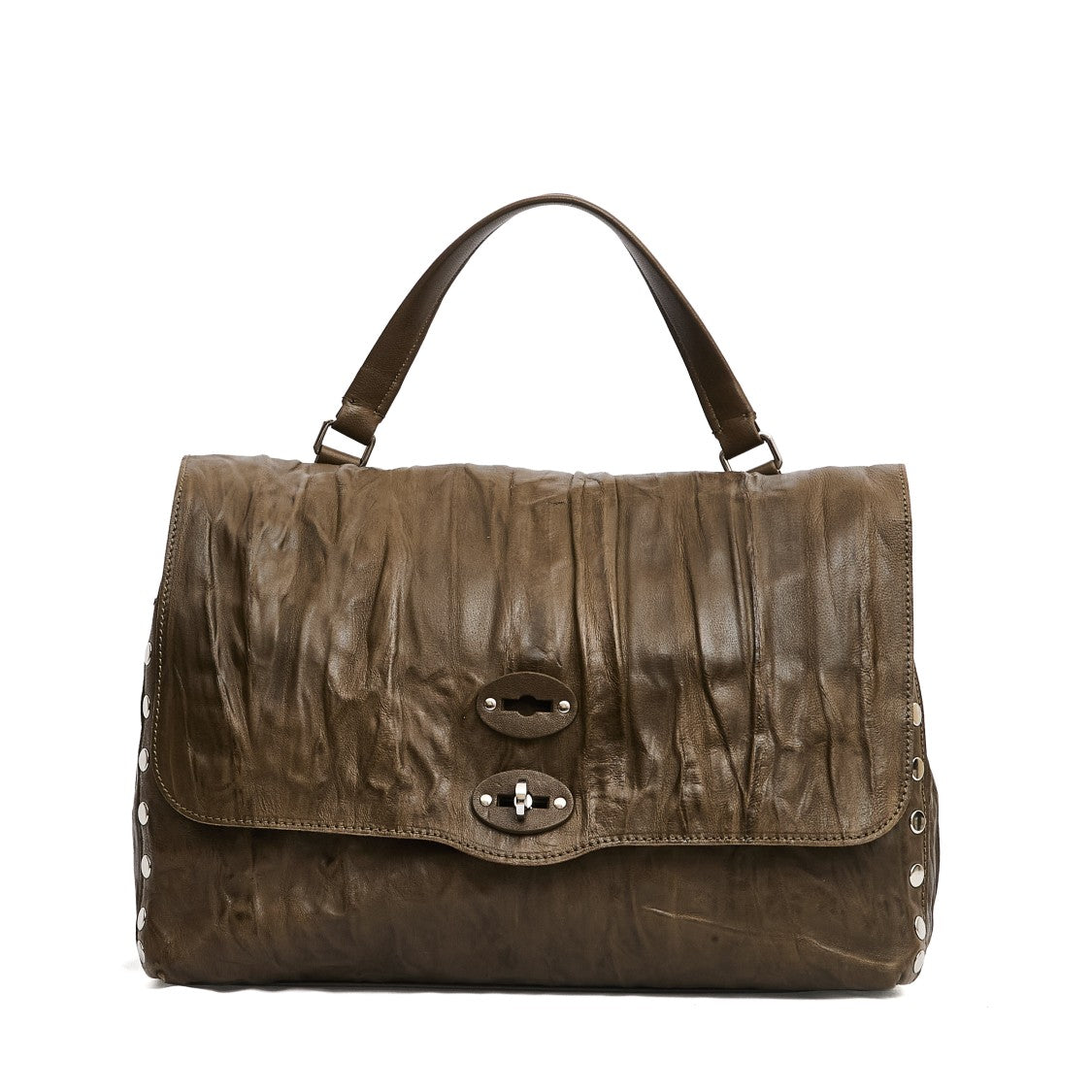 Zanellato Postina M Plissè Green Hunter Bag