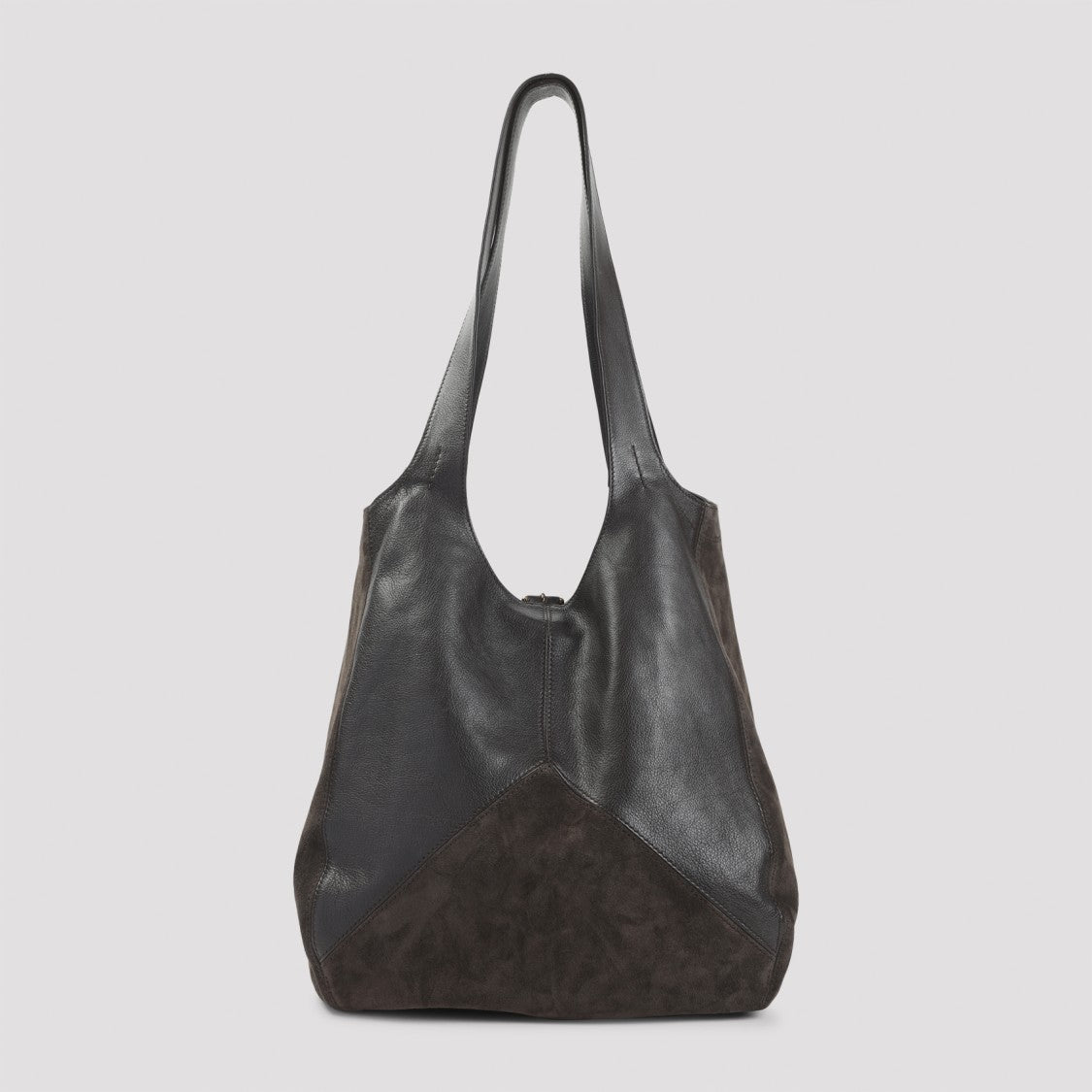 Chloé Buffalo Leather Shoulder Bag With Spacious Silhouette