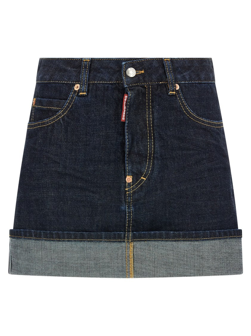 Dsquared2 'Cimosa Authentic Japanese Denim' Skirt