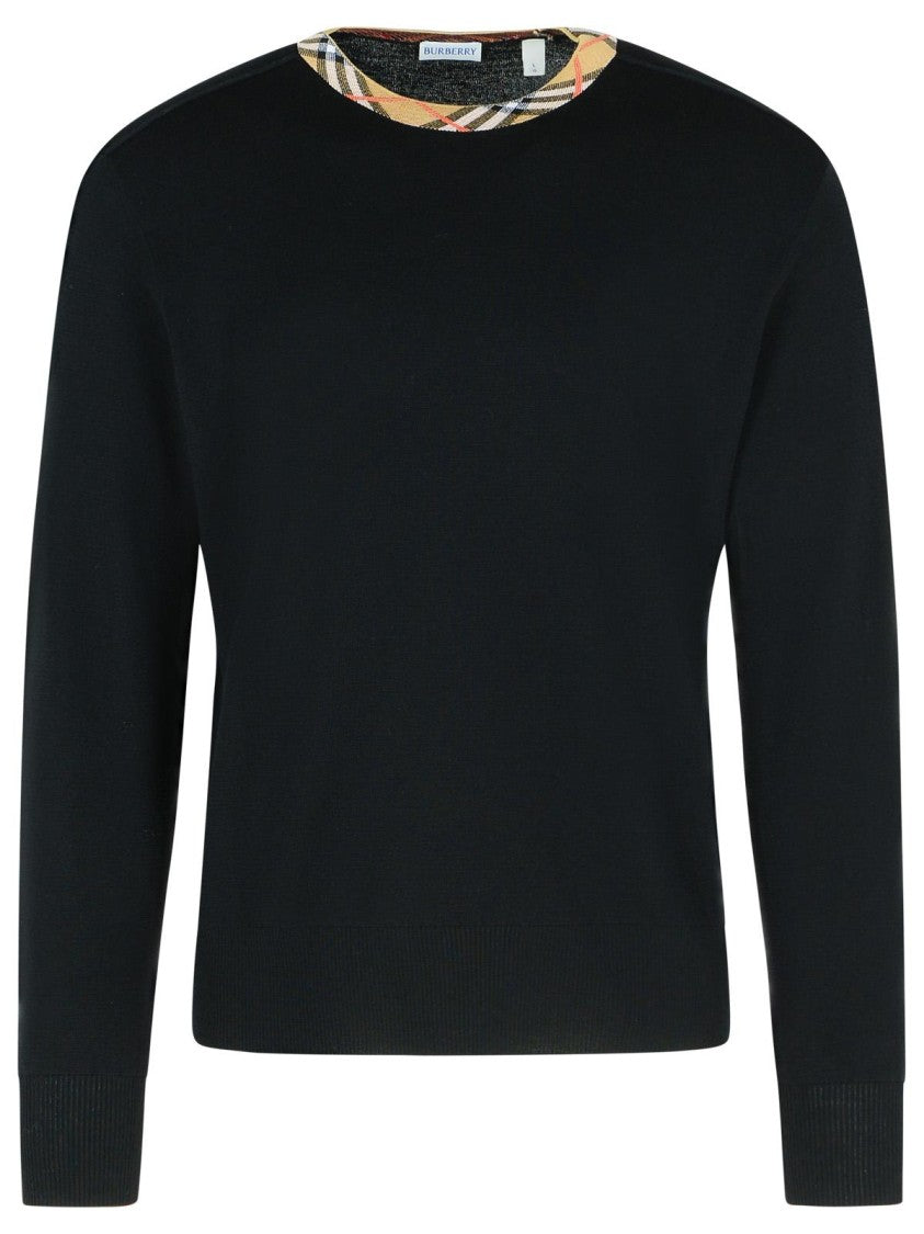 Burberry 'Michael' Black Wool Sweater