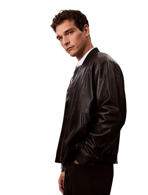 Calvin Klein Modern Bomber Windbreaker With Padded Quilted Lining