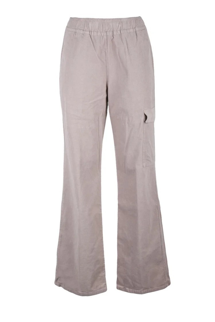 Panicale Velvet Pink Cargo Trousers