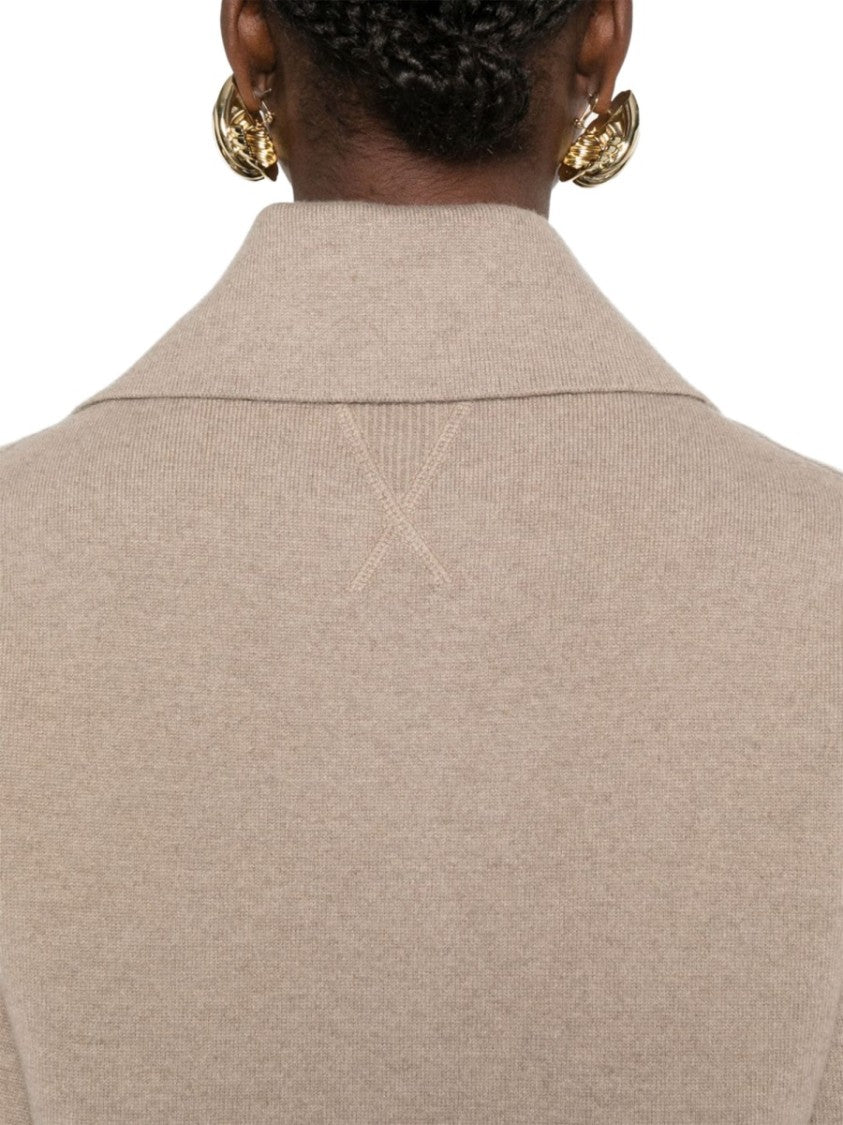 Bottega Veneta Minimalist Cashmere Polo Shirt