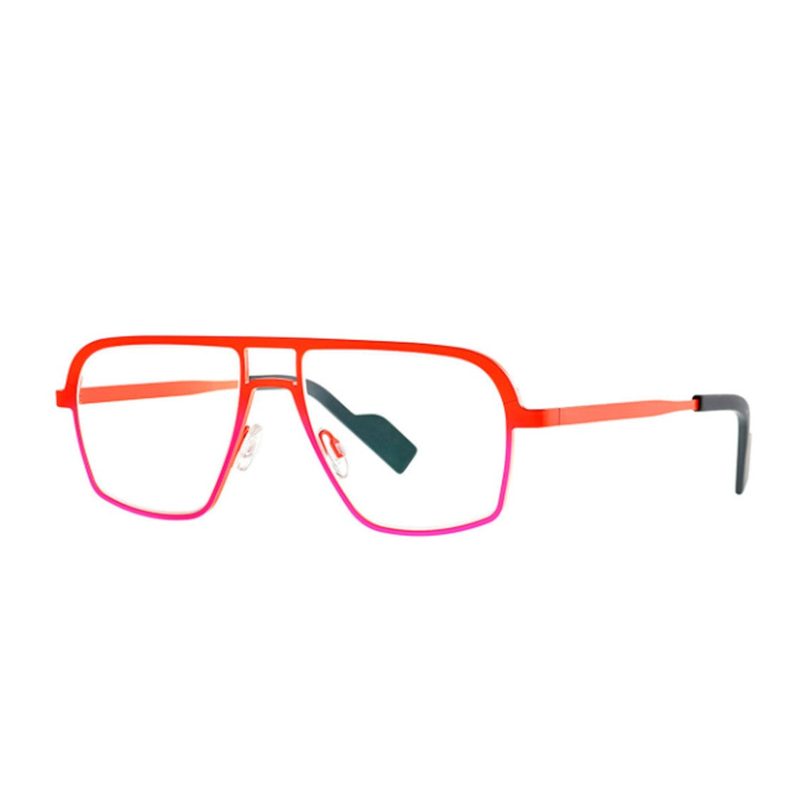 Theo Eyewear Eat Titanium Pilot Glasses
