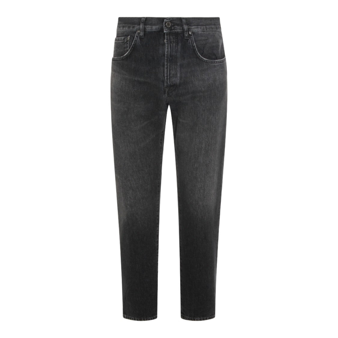 Pt Torino Faded Grey Straight-Leg Jeans