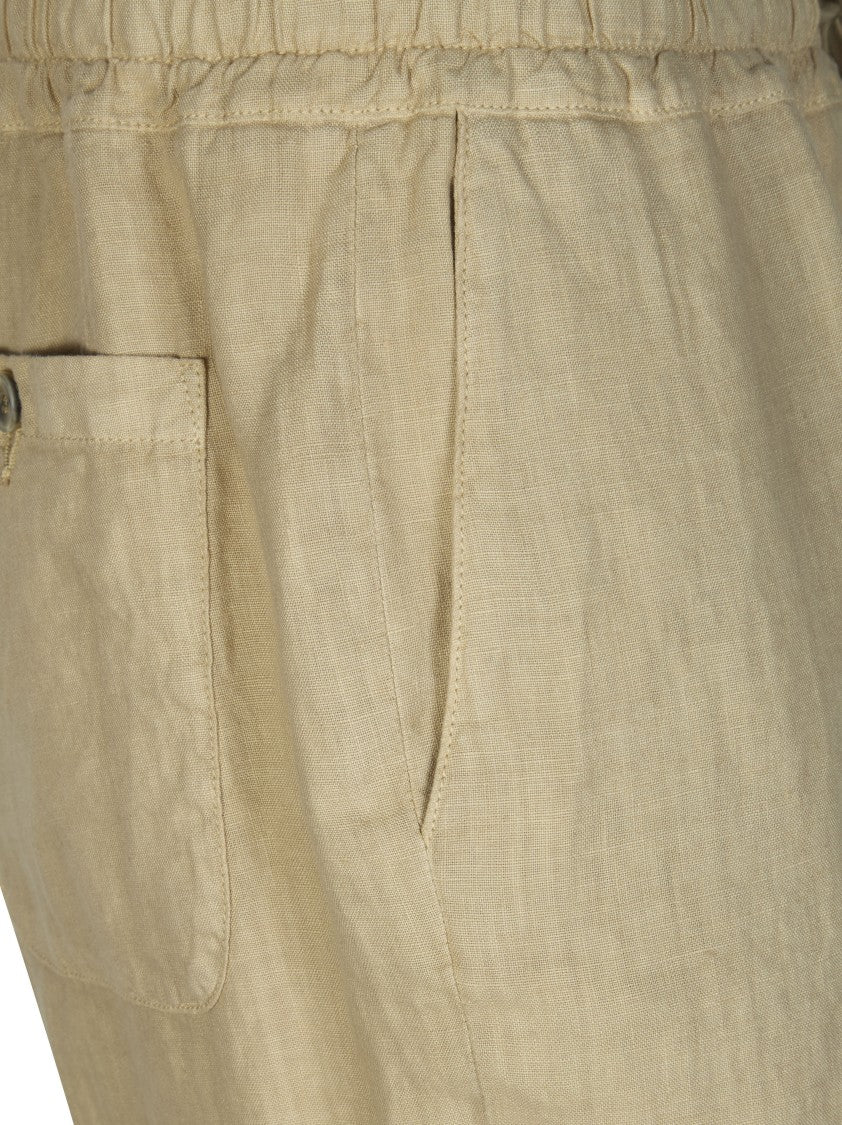 Altea Pantalone Mattia Relaxed Linen Trousers