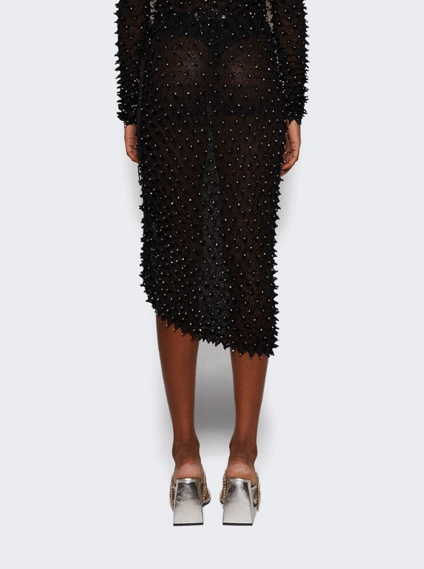 Christopher Esber Shibori Crystal Loophole Skirt