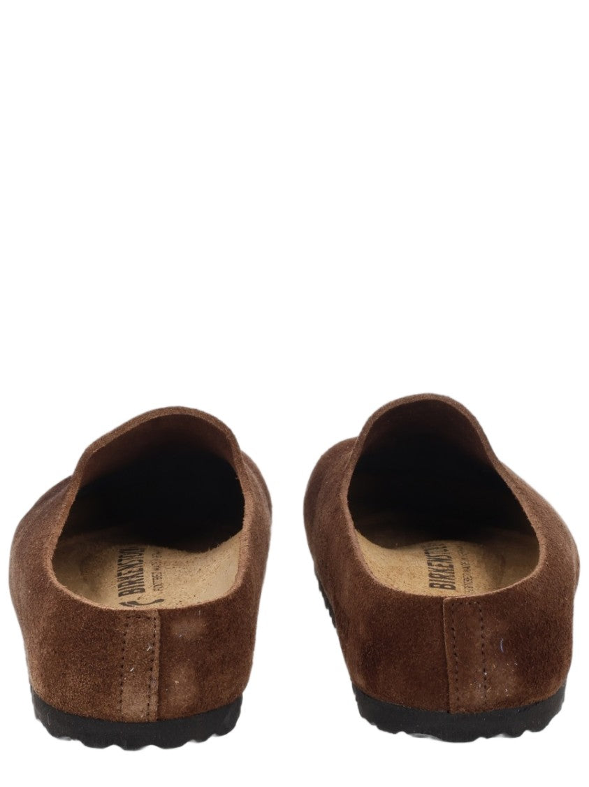 Birkenstock Brown Closed-Toe Contoured Footbed Sandals