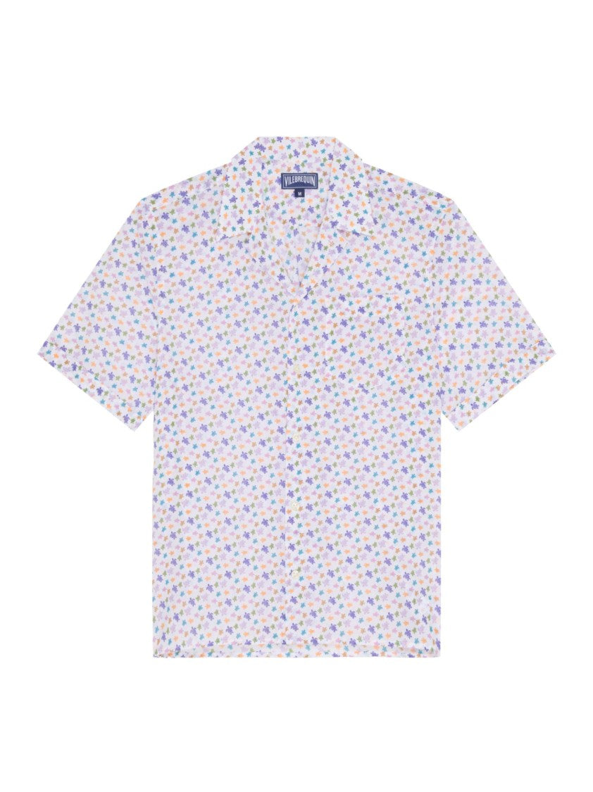 Vilebrequin Multicolor Turtle Print Organic Cotton Shirt