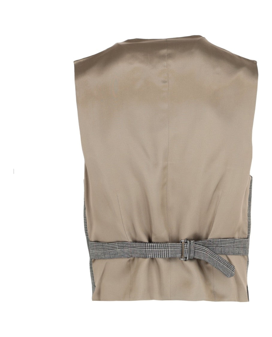 Gucci Wool Blend Plaid Vest