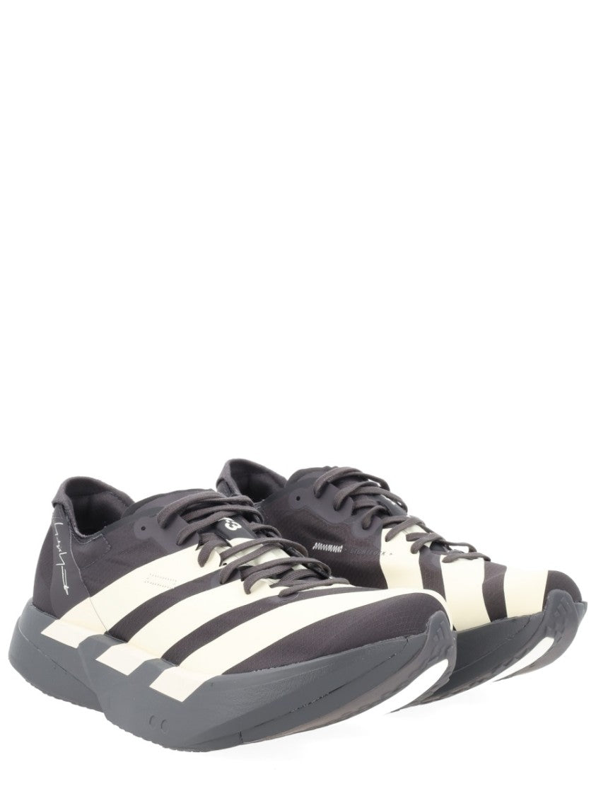 Y-3 Black Adios Pro 4 Stripes Sneakers
