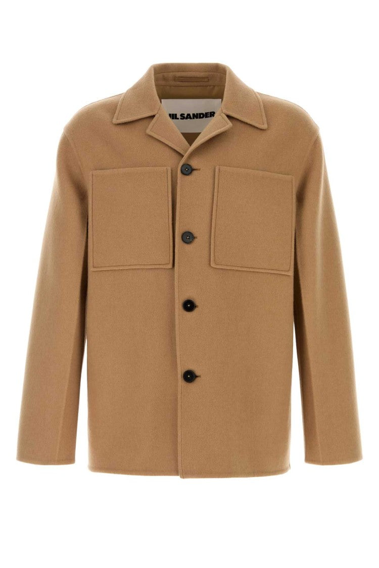 Jil Sander Camel Flannel Shirt