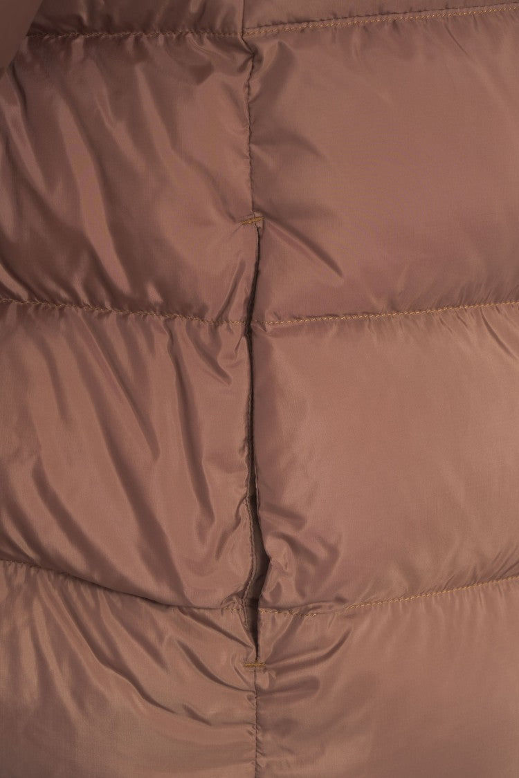 Peuterey High-Neck Down Jacket With Fold-Over Collar