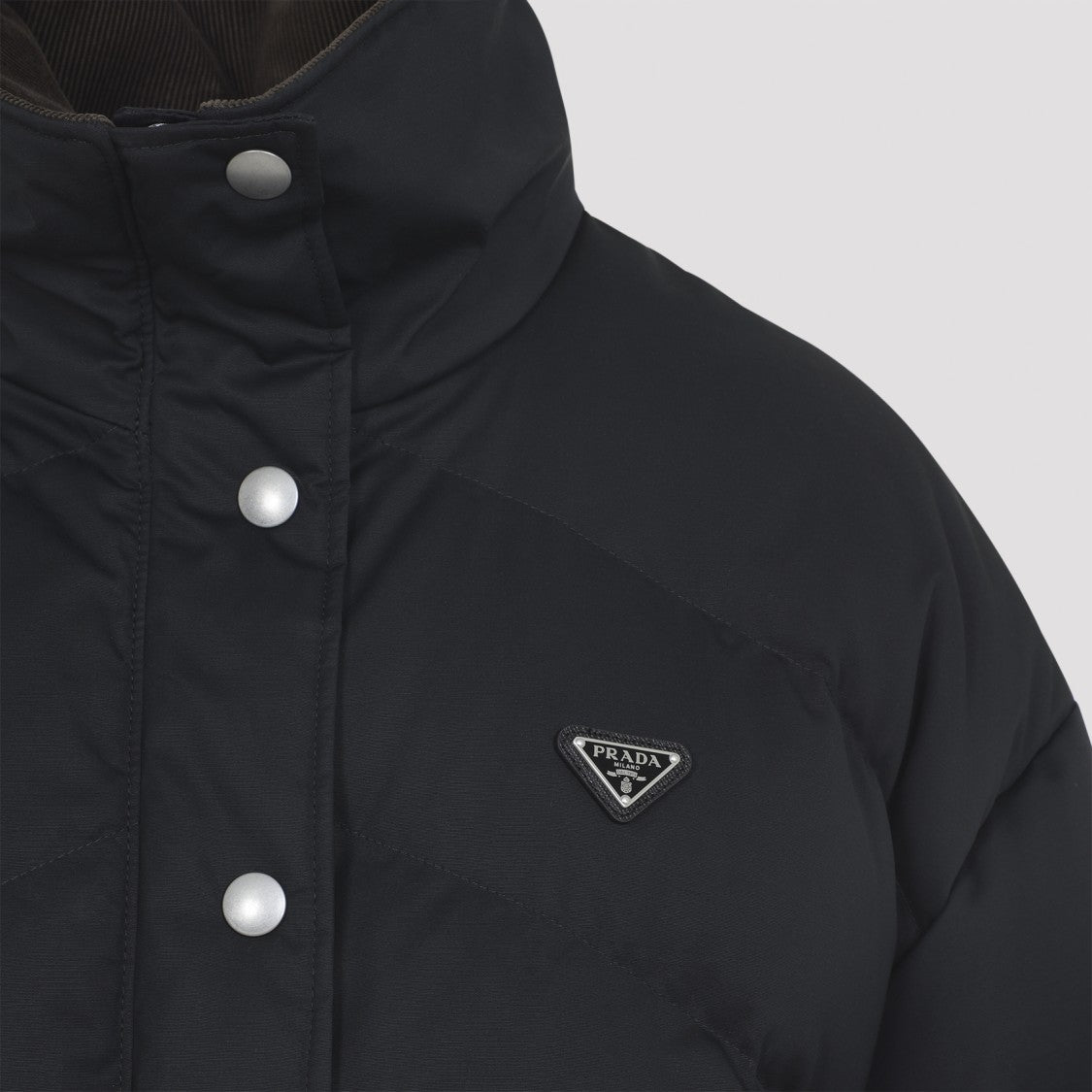 Prada Black Cotton Padded Jacket