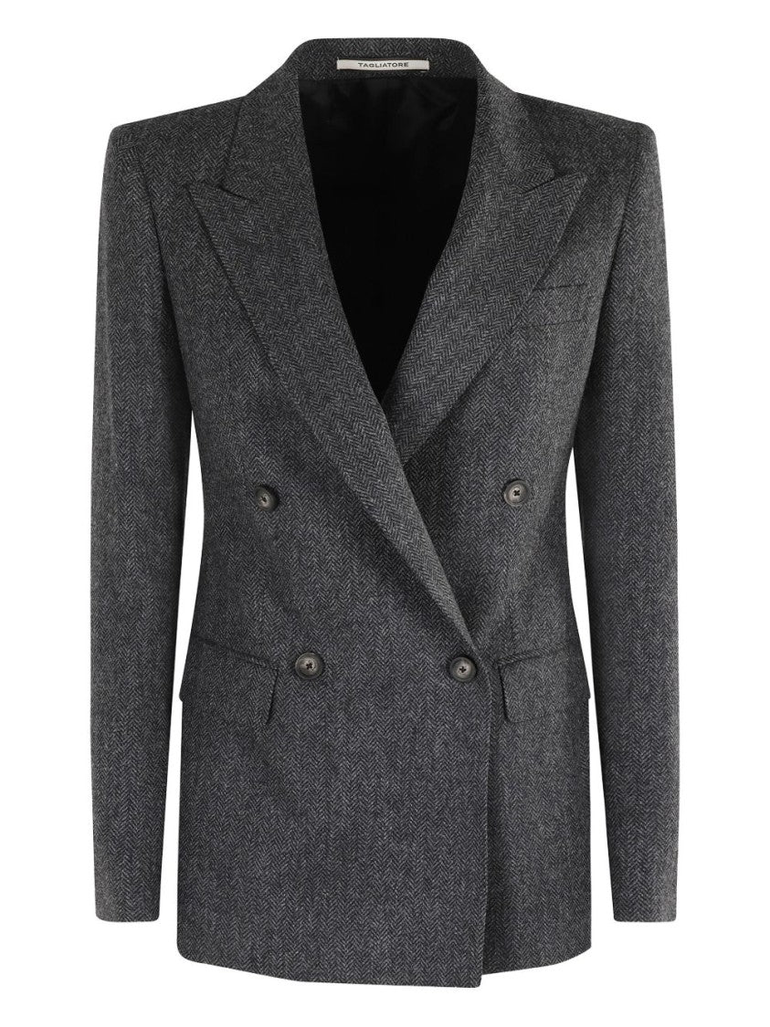 Tagliatore Virgin Wool And Cashmere Jacket