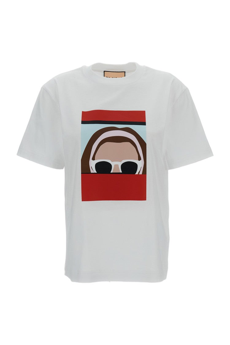 Plan C Relaxed Fit Cotton T-Shirt With Bold Graphic Print