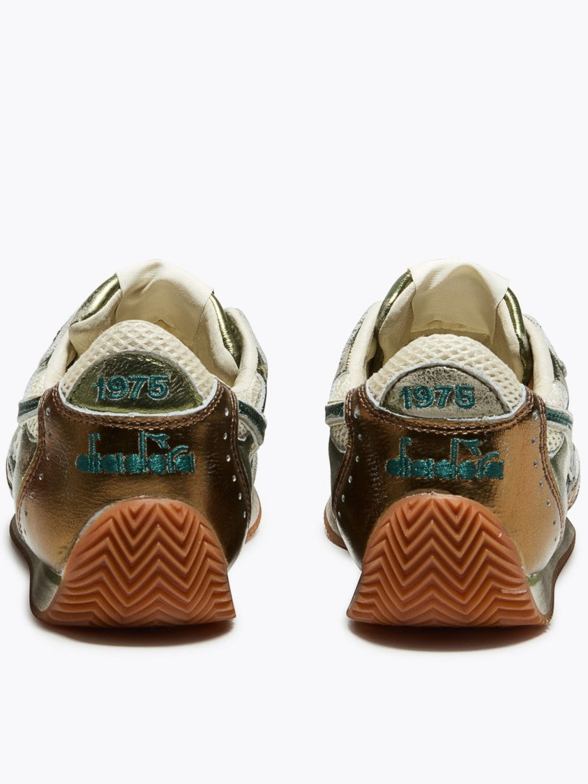 Diadora Retrospective Metallic Overlay Low-Profile Sneakers