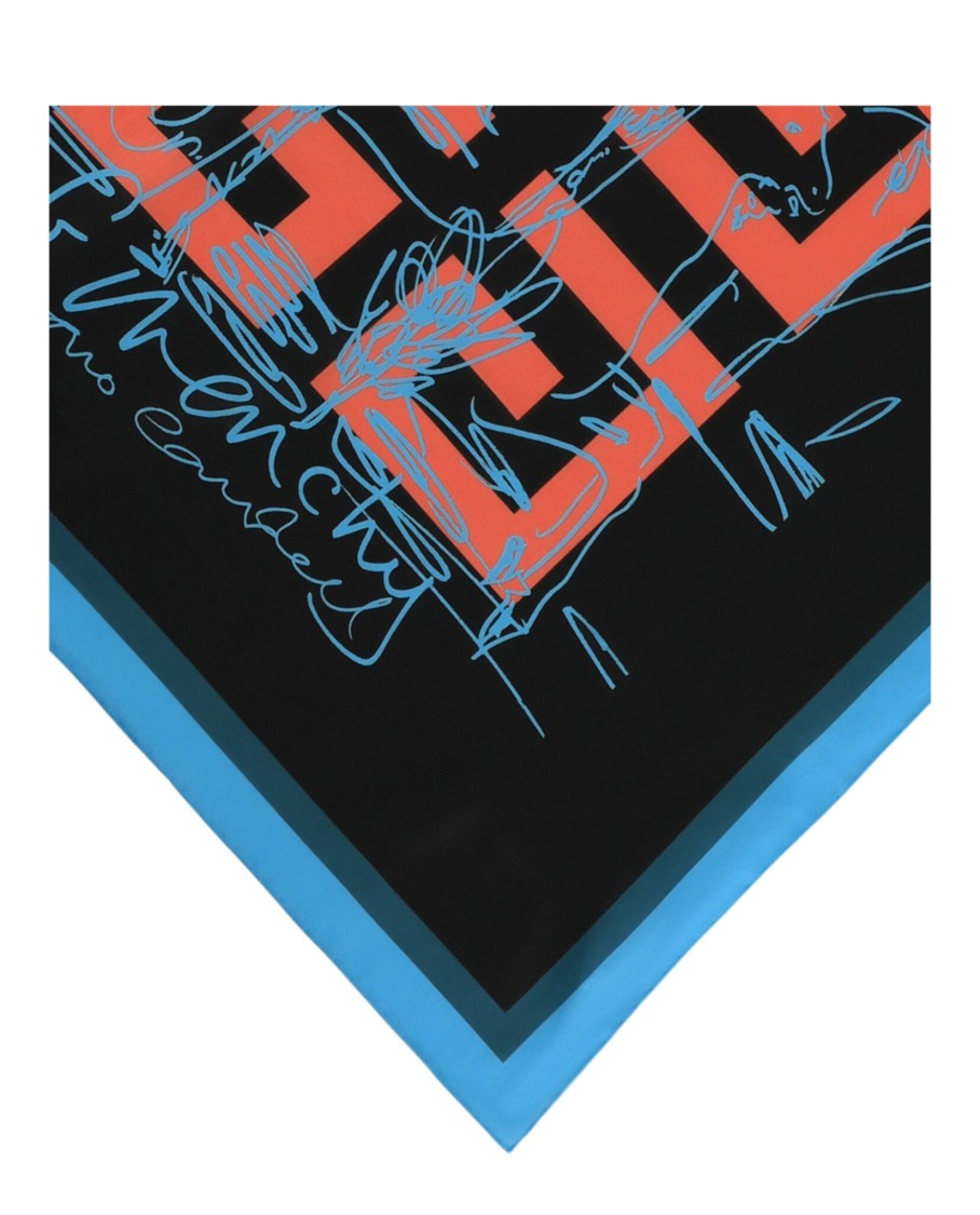 Givenchy Tomo Campbell Monogram Scarf With Artistic Deer Motif