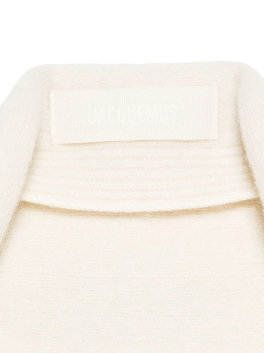 Jacquemus Structured Ribbed-Knit Collar Scarf