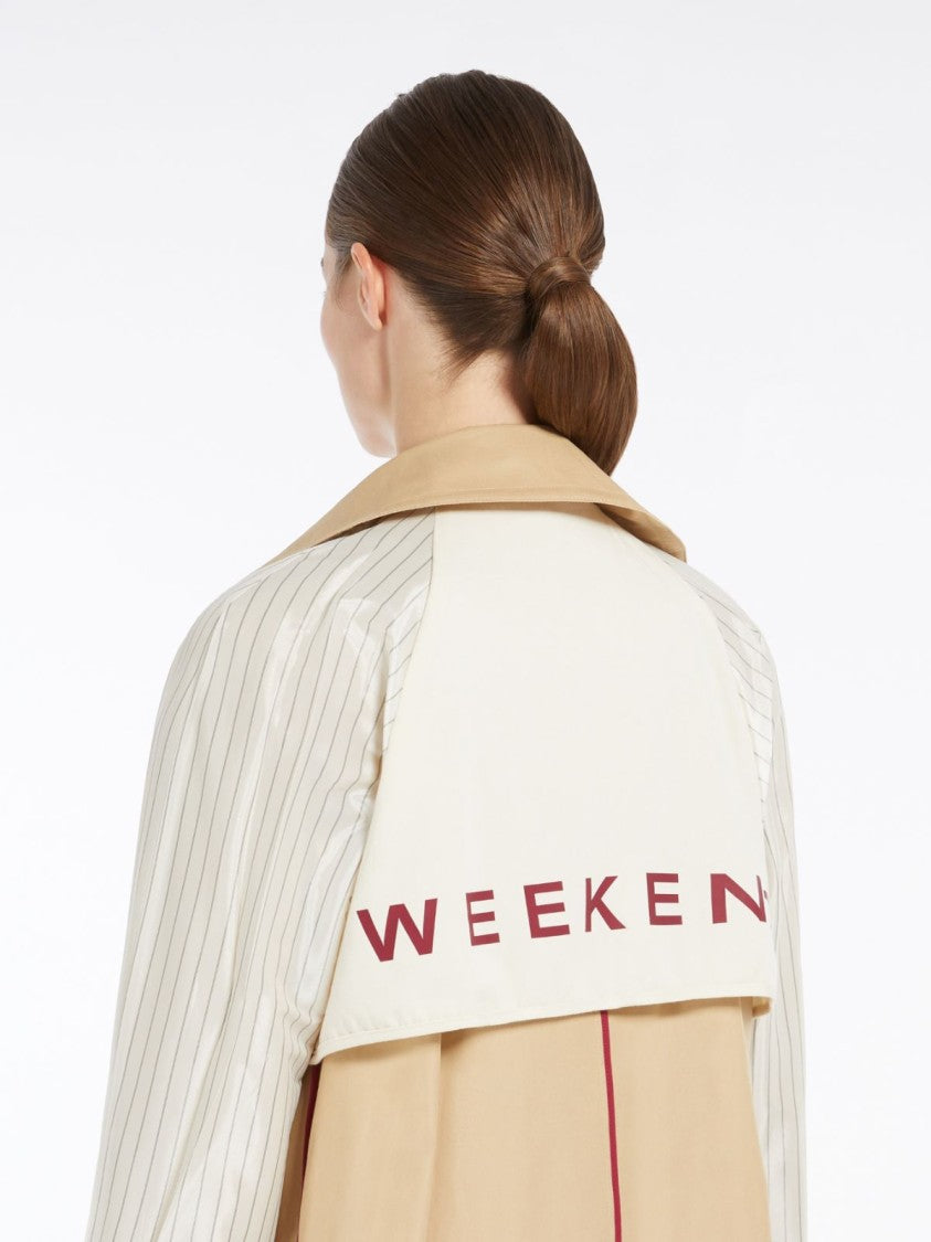 Max Mara Floral Print Midi Trench Coat